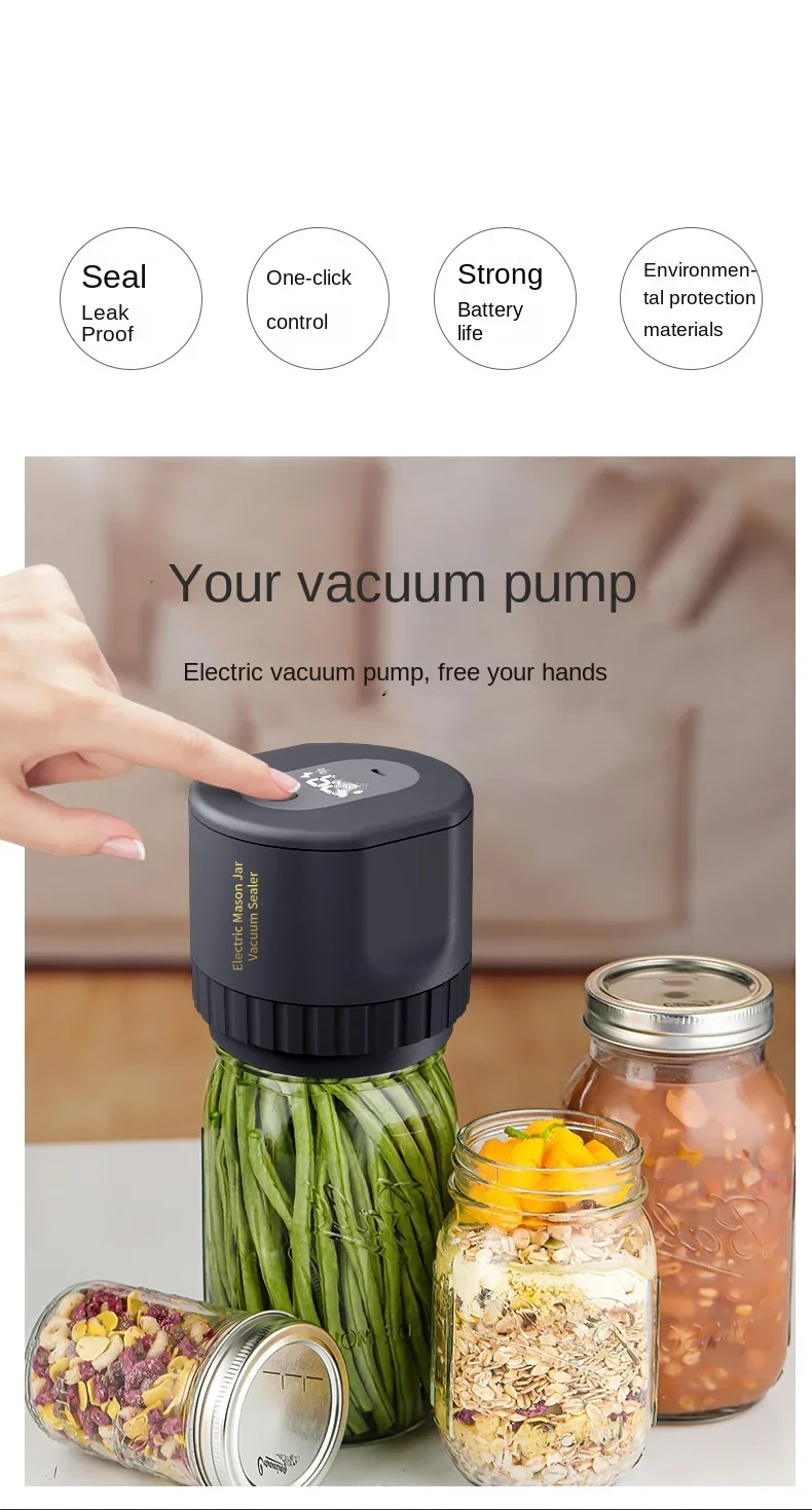 MyErgoHome™ Jar Vacuum Sealer
